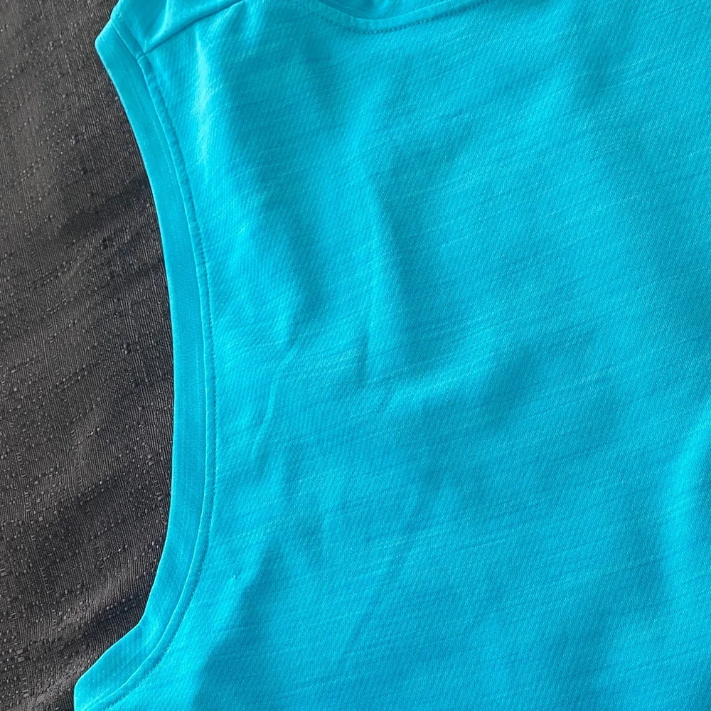 Nike Bright Aqua Blue Dri-FIT Performance Tank Size L - Picture 4 of 12